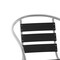 Flash Furniture Commercial Black Metal Restaurant Stack Chair TLH-017W-BK-GG - alternate 3